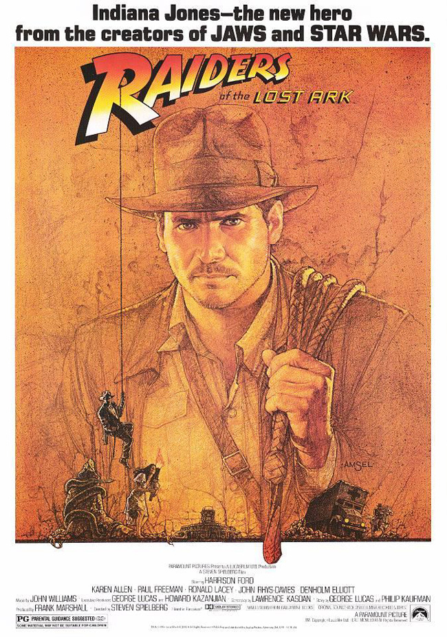 m@g - cine - Carteles de películas - INDIANA JONES EN BUSCA DEL ARCA - Indiana Jones Y En Busca Del Arca Perdida